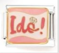 צארם כסף ״I do!״ ורוד על ורוד