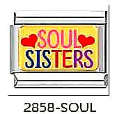 צארם כסף גווני ורוד ובז (SOUL SISTERS)