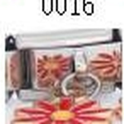 צארם כסף מתנדנד פרח דייזי אדום