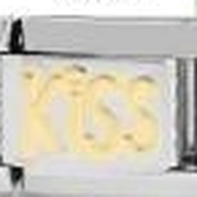 צארם כסף "KISS" זהב