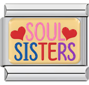 צארם כסף גווני ורוד ובז (SOUL SISTERS)